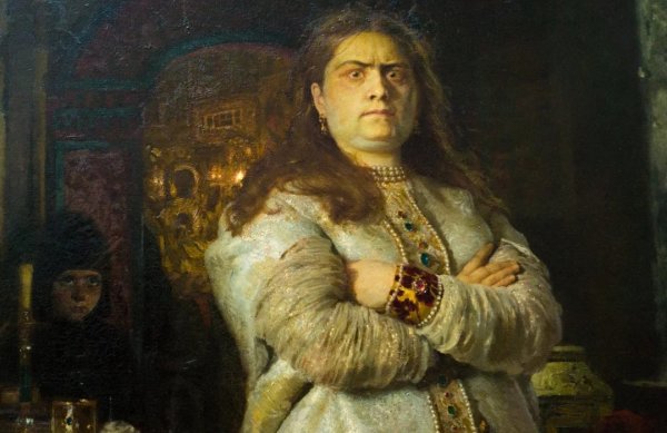 Царица Софья в Новодевичьем монастыре