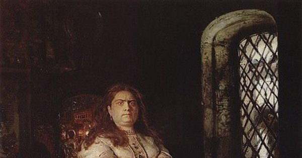 Царевна Софья картина Репина