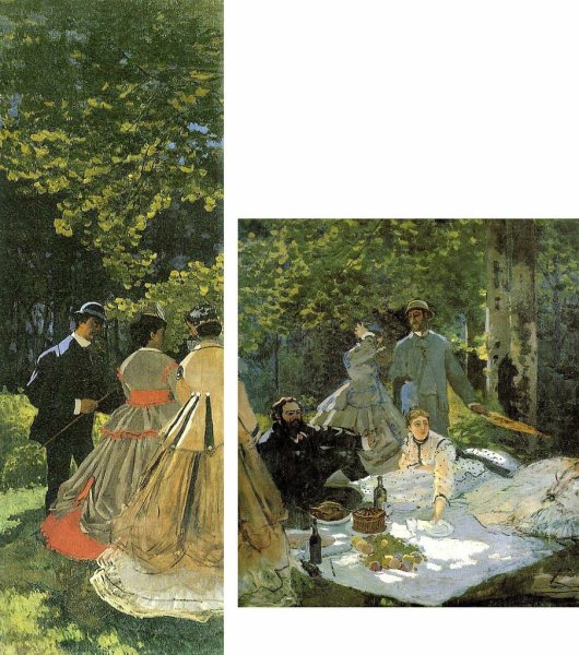 Клод Моне завтрак 1873