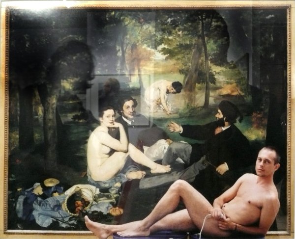 К.Моне "завтрак на траве" (1865-1866)