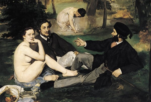 Картина завтрак на траве Эдуард Мане