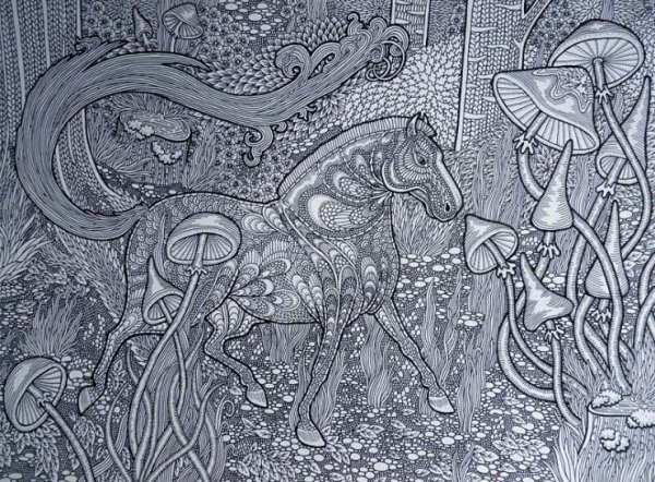 Картины в технике Графика