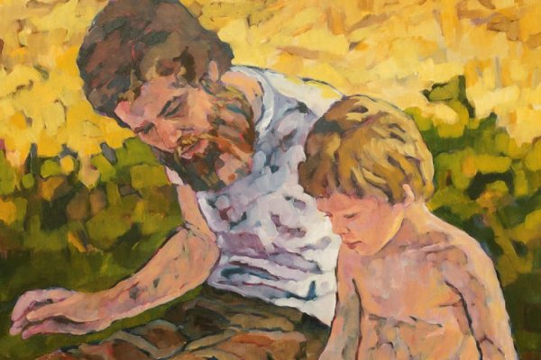 Отец и сын живопись