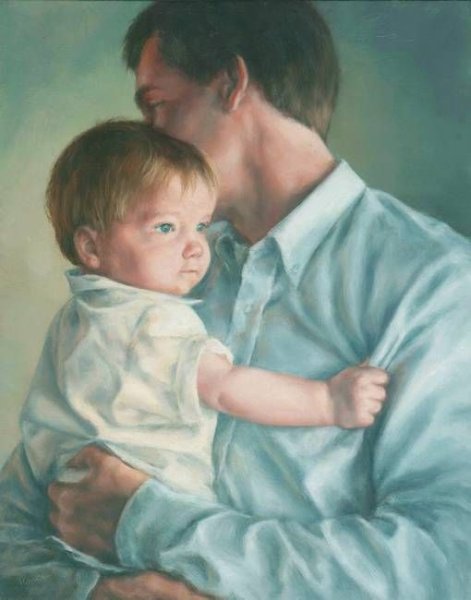 Картина отец и сын