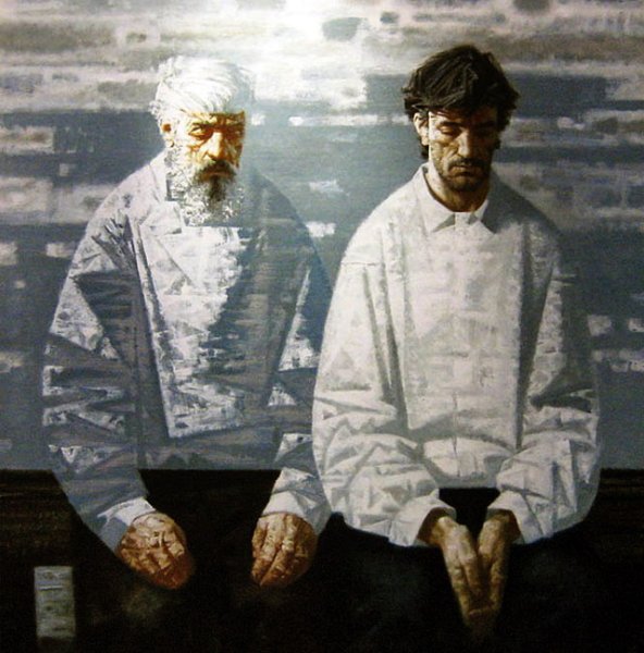 Петербургский живописец Игорь Кравцов (1964 - 2010).