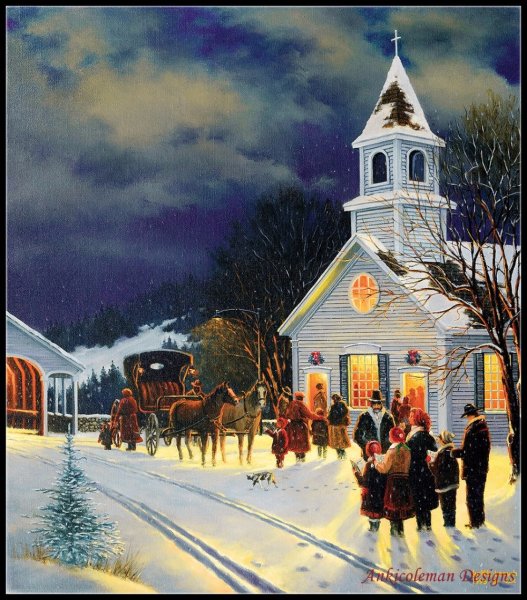 Православное Рождество в живописи