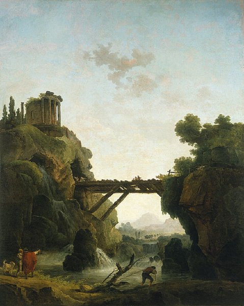 Робер развалины Лувра