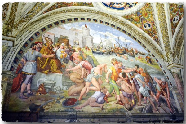 Рафаэль Санти фрески в станце д’Элиодоро