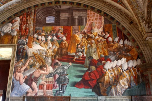 Рафаэль Санти фрески в Ватиканском Дворце
