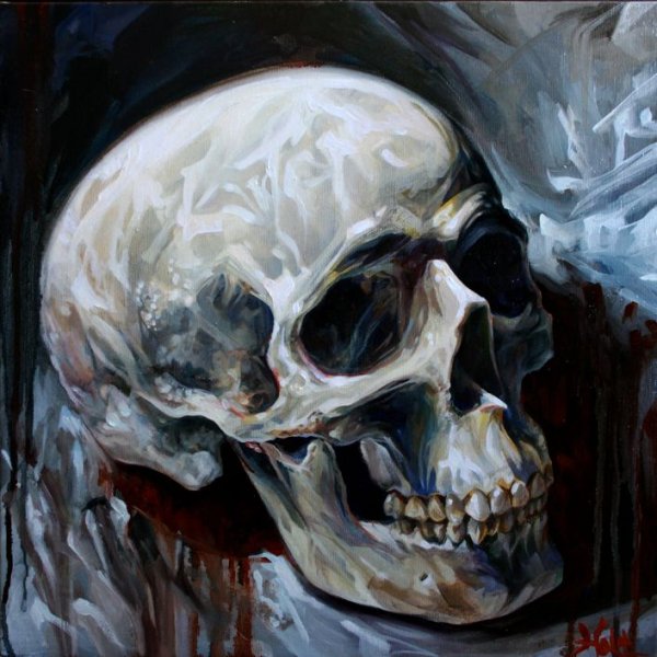 Композиция с черепом
