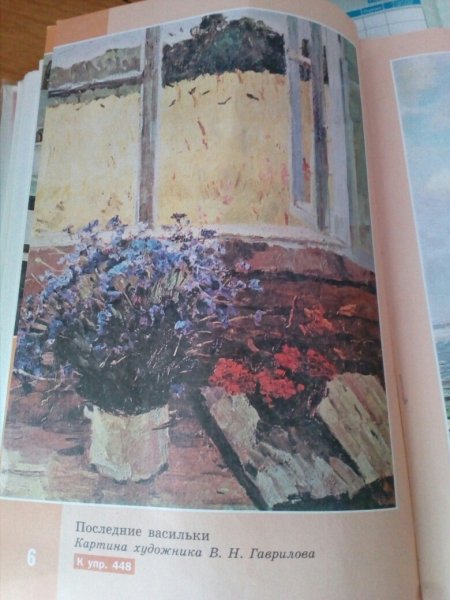 Картина Владимира Николаевича Гаврилова последние васильки