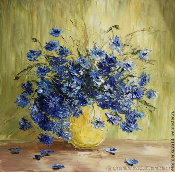 Картина последние васильки