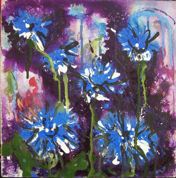 Прокудин-Горский васильки во ржи