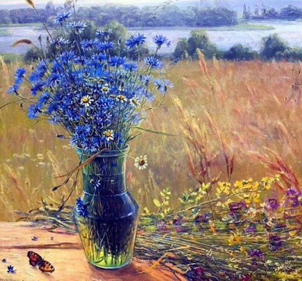 Инесса Морозова художник разнотравье