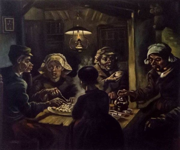 Винсент Ван Гог едоки картофеля