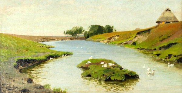 Василий Поленов река Клязьма