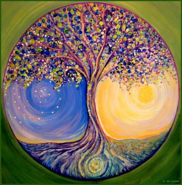 Мандала дерево изобилия