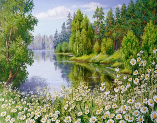 Художник Боб Росс картины