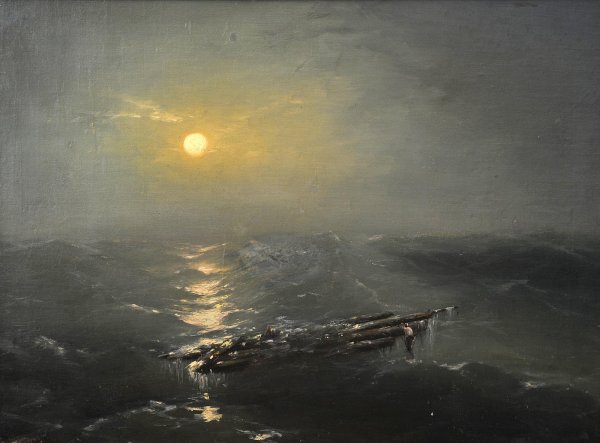 Лунная дорожка живопись