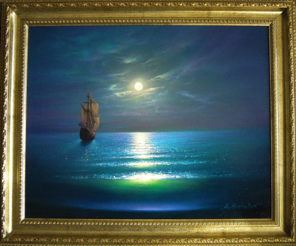 Диамонд Паинтинг алмазная мозаика с луной