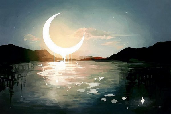 Луна над морем