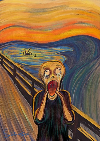 Эдвард Мунк крик