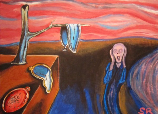 Картина крик Ван Гога и Мунка