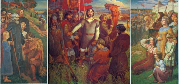 Поле Куликово картина ю Ракши