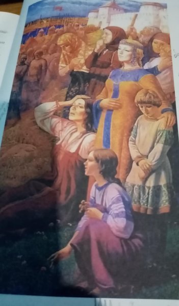 Картина Ракши проводы ополчения