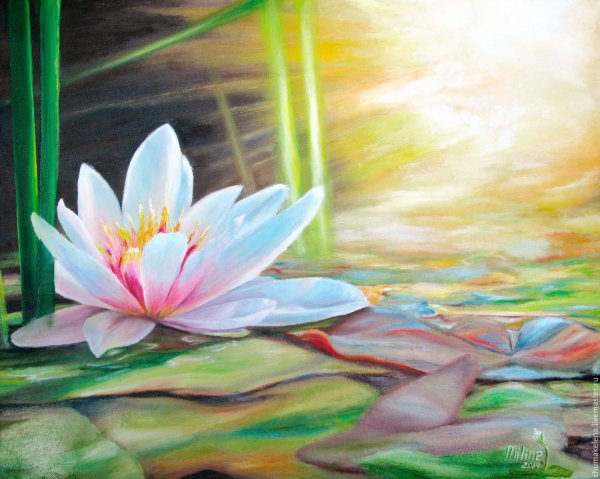 Лотос живопись