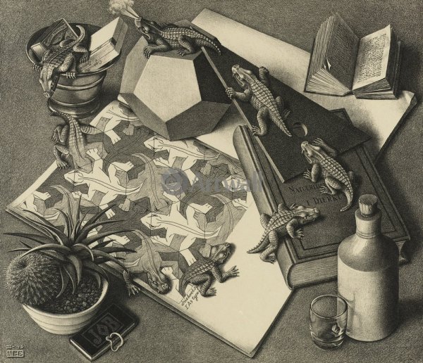 Мауриц Корнелис Эшер рептилии