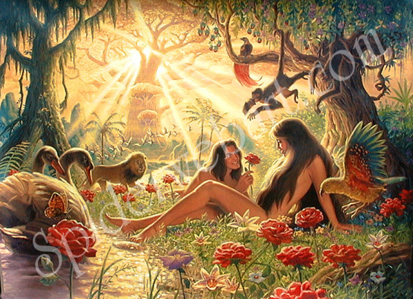 Данте и Беатриче в раю