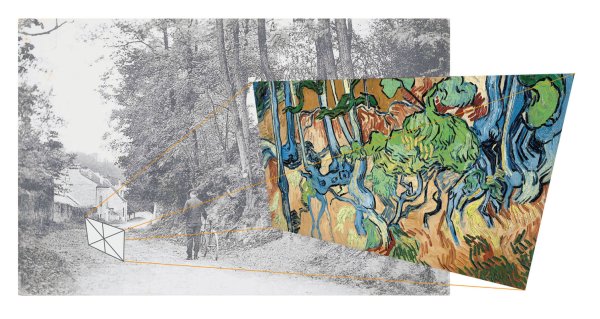 Ван Гог корни деревьев