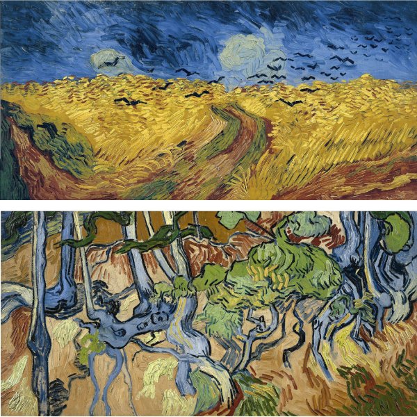 Пшеничное поле с воронами Винсент Ван