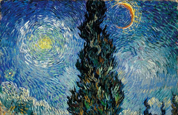 Кипарисы Ван Гога