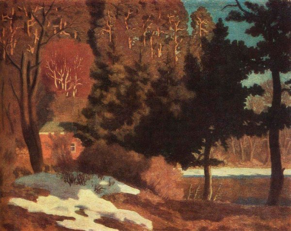 Николай Петрович Крымов Лунная ночь-1908