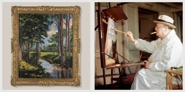 Черчилль художник картины