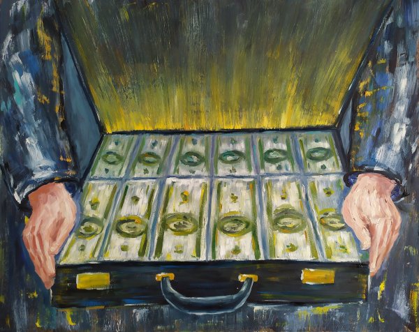 Картина из купюр