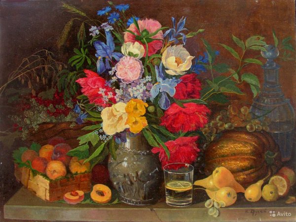 Иван Фомич Хруцкий цветы и плоды