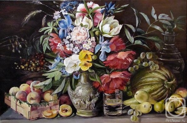 Иван Хруцкий цветы и фрукты