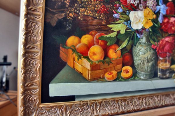 Натюрморт фрукты и цветы Третьяковская галерея Хруцкий