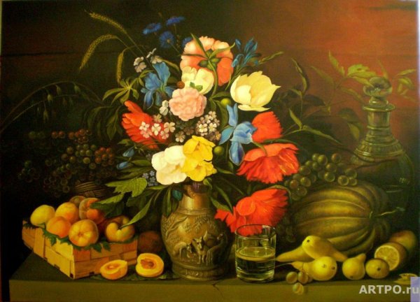 Иван Хруцкий "цветы и плоды" 1839