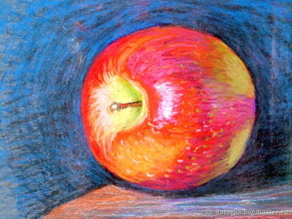 Рисование масляной пастелью