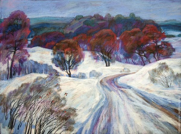 Рисунки пастелью