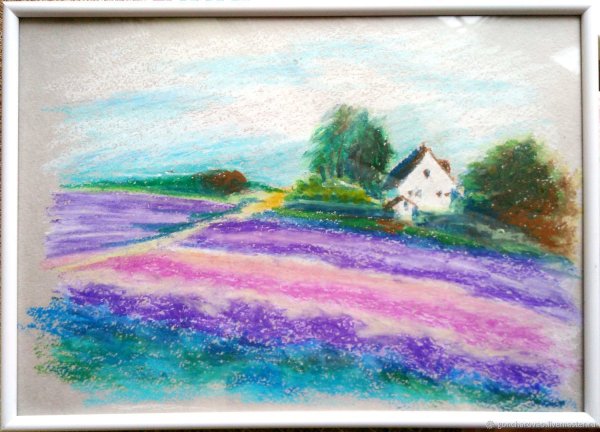 Масляная пастель на холсте