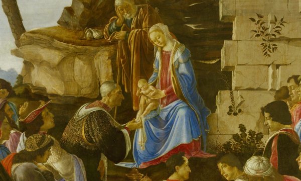 Давид Герард (1460-1523) поклонение волхвов (Galleria degli Uffizi, Florence)