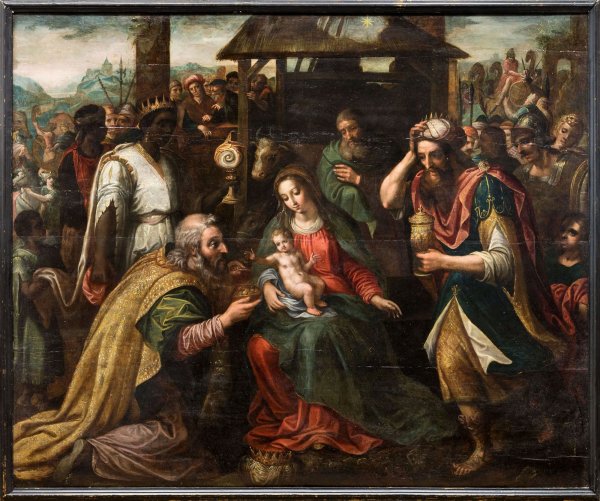 Италия живопись поклонение волхвов