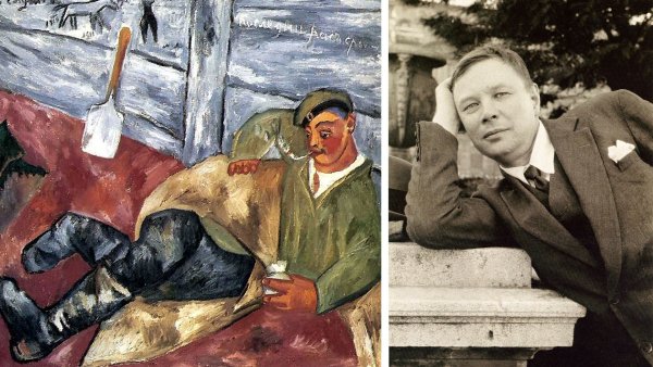 Ларионов отдыхающий солдат 1911