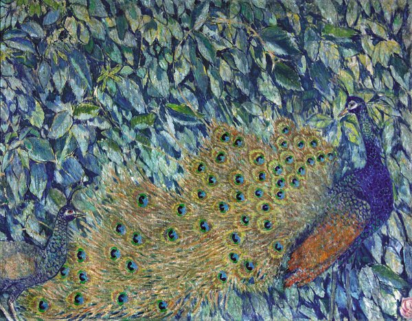 Михаил Федорович Ларионов. Павлины