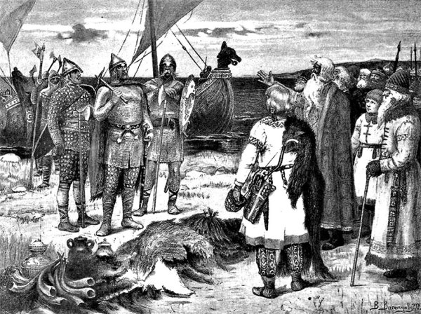 Васнецов призвание варягов картина